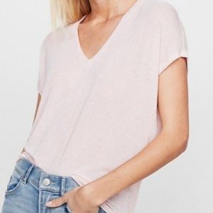 express knot top- blush pink
